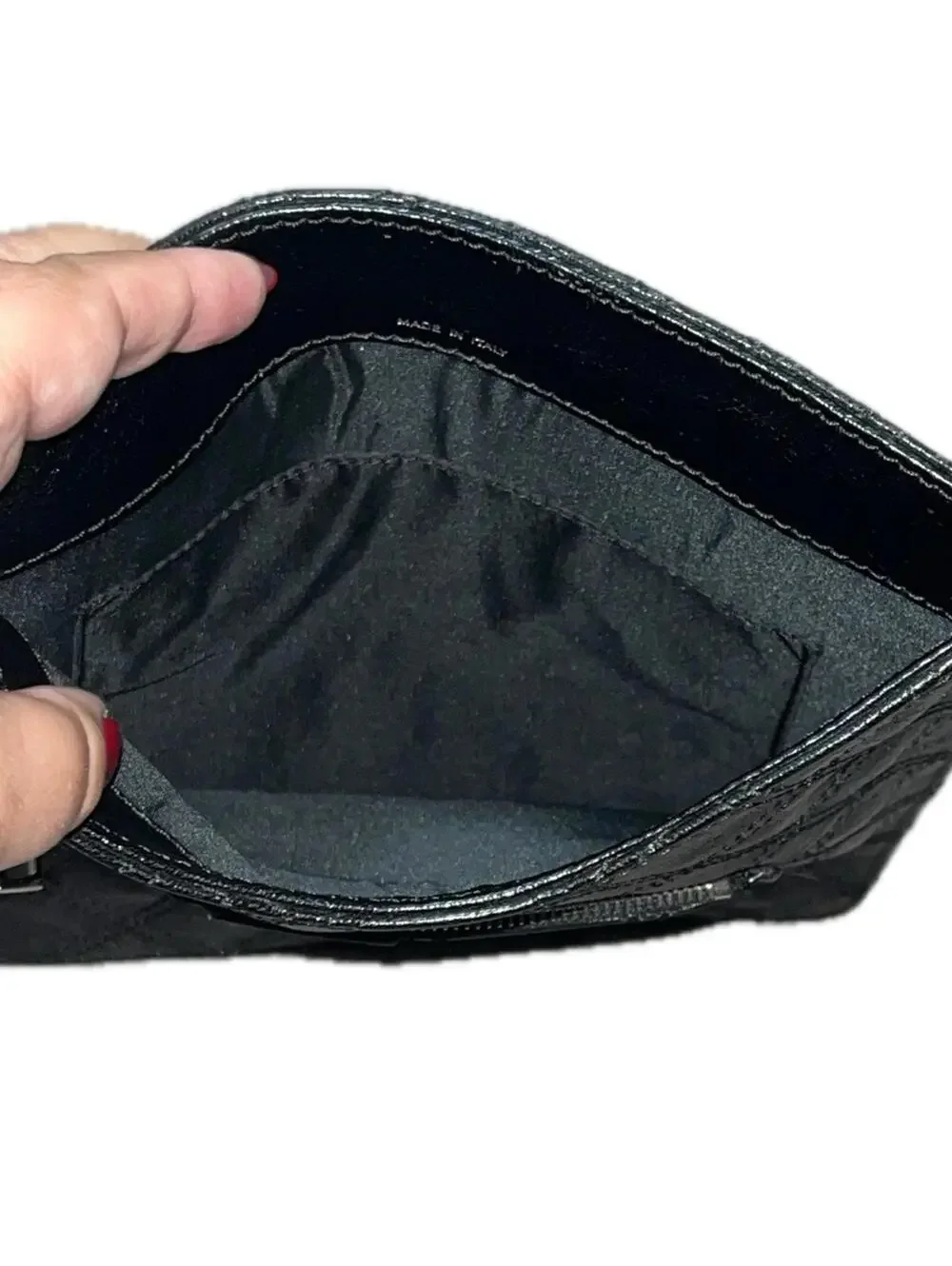 Marc Jacobs Quilted iPad Leather Case Zipper pouch on front